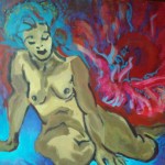 585 x 815 acylic on canvas board